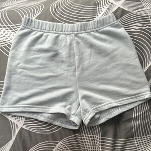 TNA AiryAF Fleece Shorts in Light Gray
